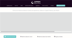 Desktop Screenshot of cemiba.com.ar